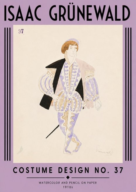 Isaac Grünewald Costume Design No. 37 No4 - Poster