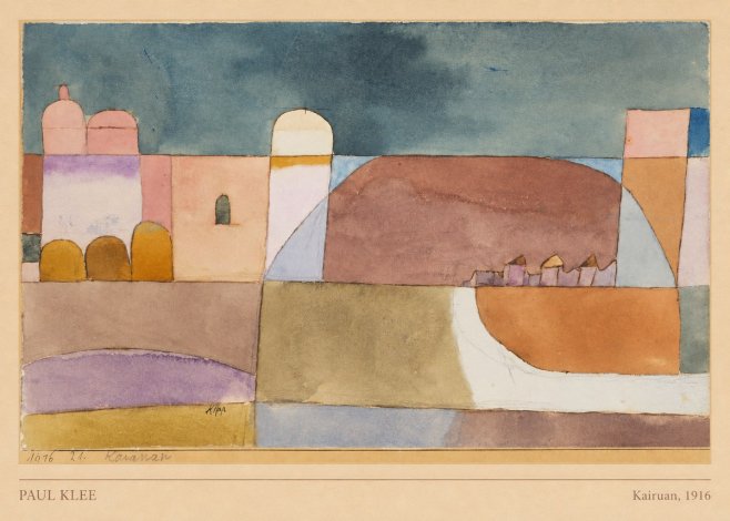 Paul Klee Kairuan, 1916 No5 - Poster