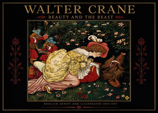 Walter Crane Beauty and the Beast No2 - Poster