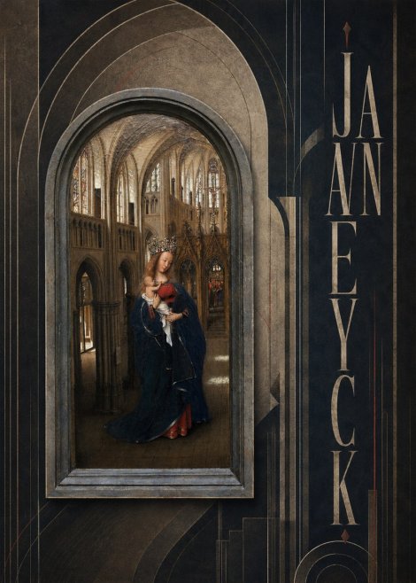 Jan van Eyck Madonna in the Church II No3 - Poster