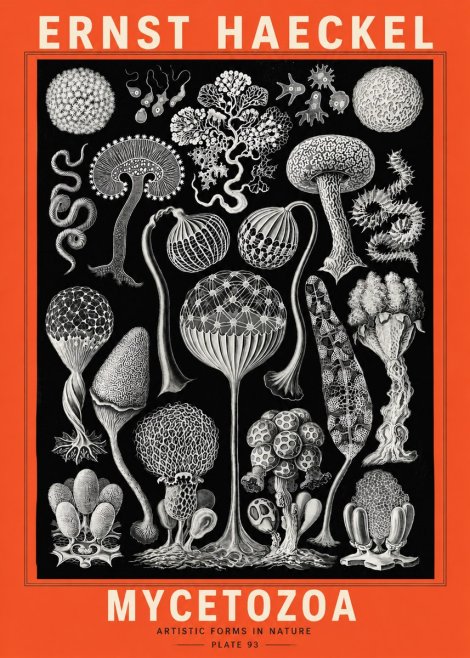 Ernst Haeckel Mycetozoa No5 - Poster