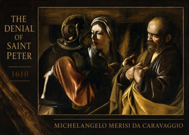 Michelangelo Merisi da Caravaggio The Denial of Saint Peter No2 - Poster