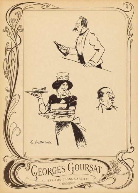 Georges Goursat Les Bouillons Carlier I No5 - Poster