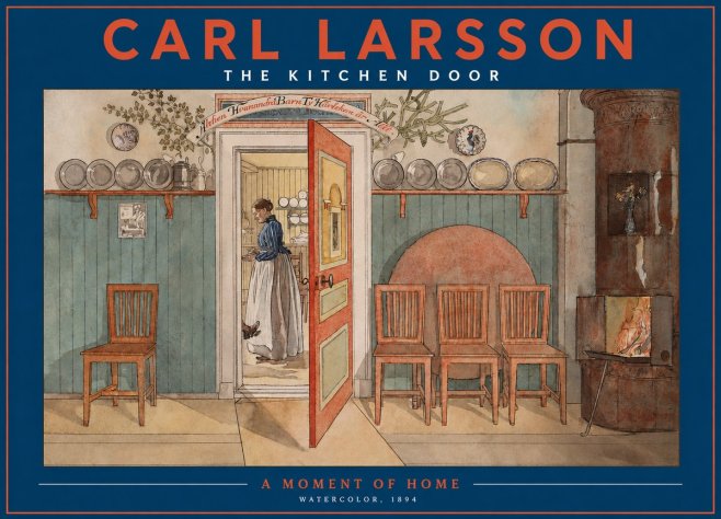 Carl Larsson The Kitchen Door No2 - Poster
