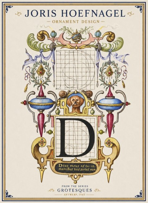 Joris Hoefnagel Illuminated Initial 'D' No2 - Poster