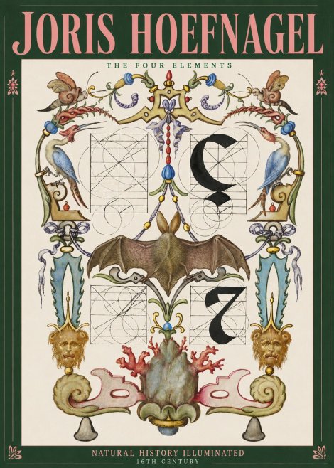 Joris Hoefnagel The Four Elements I No2 - Poster