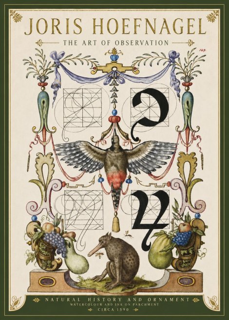 Joris Hoefnagel Study of Nature and Ornament No4 - Poster