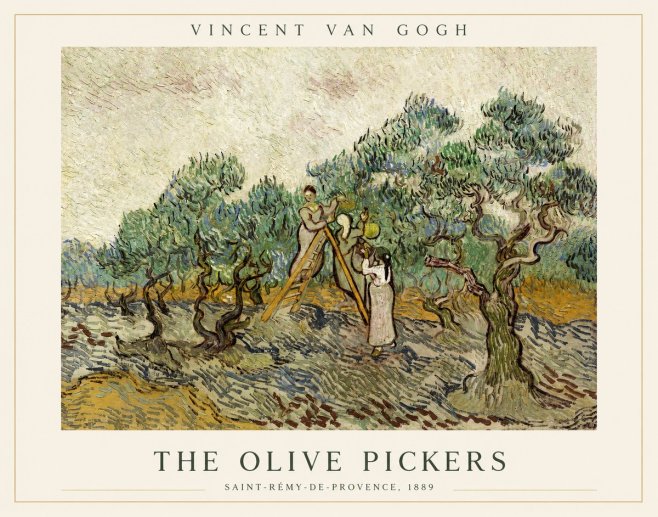 Van Gogh The Olive Pickers II No1 - Poster