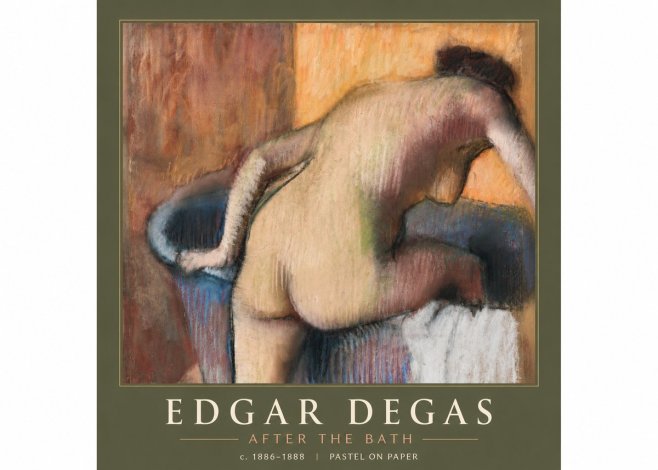 Edgar Degas After the Bath I No3 - Poster