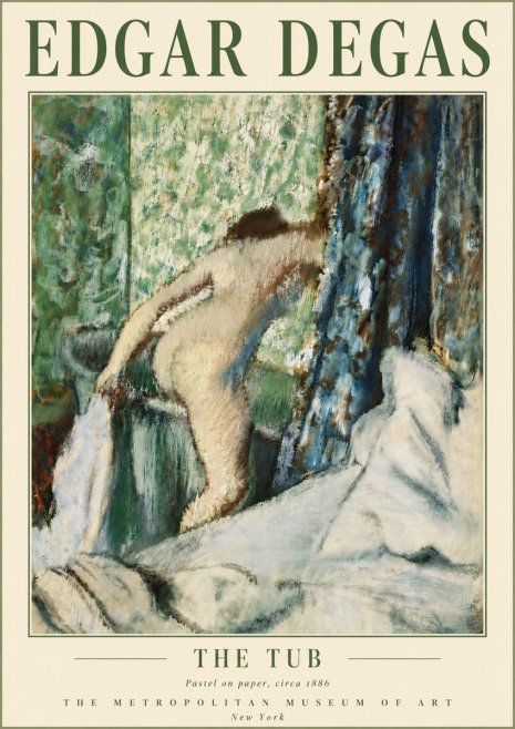 Edgar Degas The Tub No5 - Poster