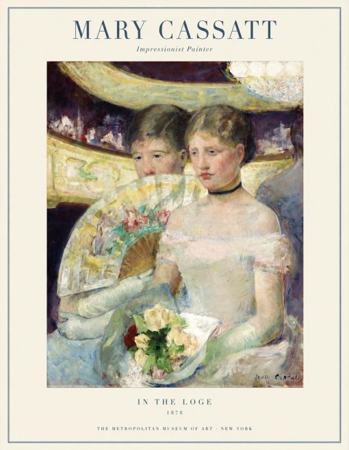 Mary Cassatt In the Loge No1 - Poster