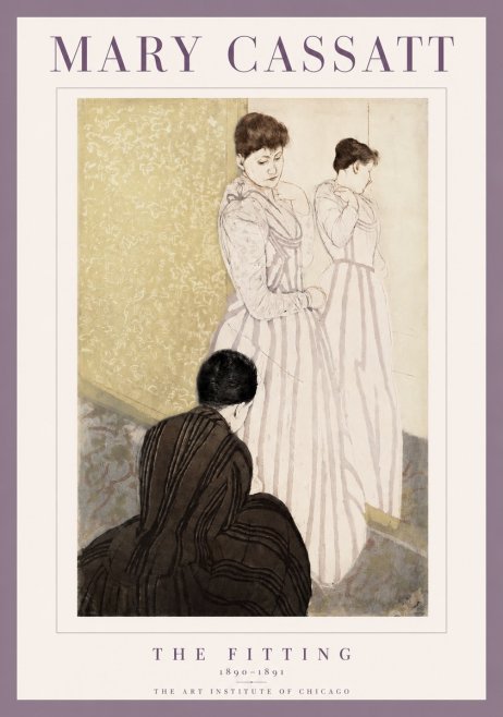 Mary Cassatt The Fitting No2 - Poster