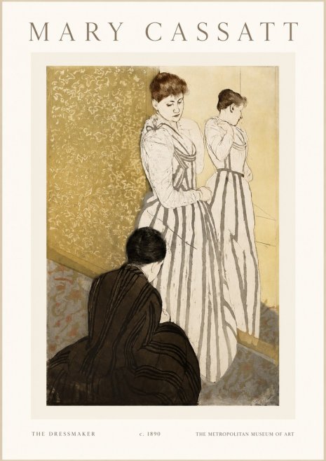 Mary Cassatt The Dressmaker No1 - Poster