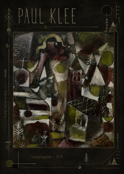 Paul Klee Sumpflegende I No3 - Poster