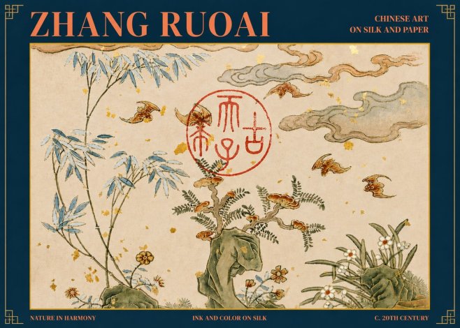 Zhang Ruoai Nature in Harmony No5 - Poster