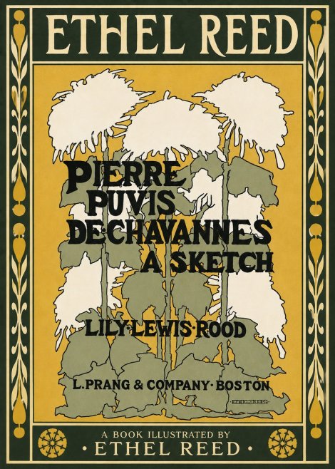 Ethel Reed Pierre Puvis De Chavannes a Sketch No3 - Poster