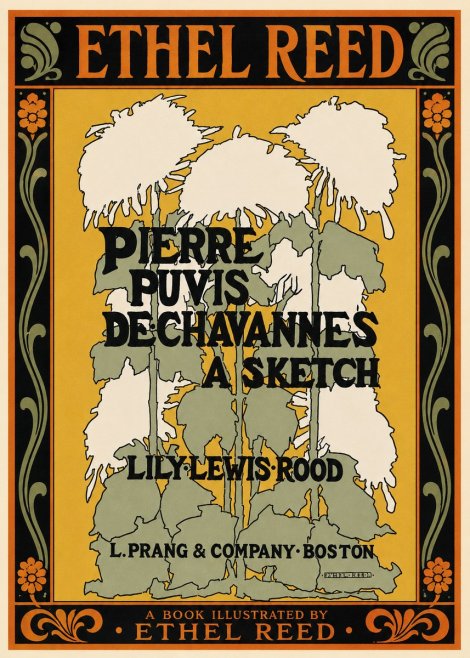 Ethel Reed Pierre Puvis De Chavannes a Sketch No4 - Poster