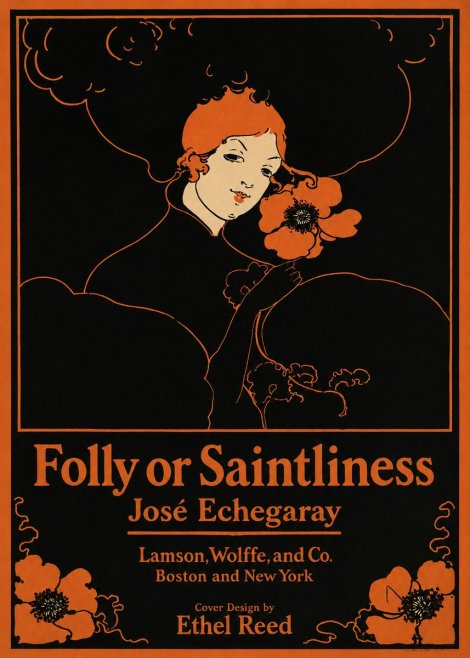 Ethel Reed Folly or Saintliness No1 - Poster