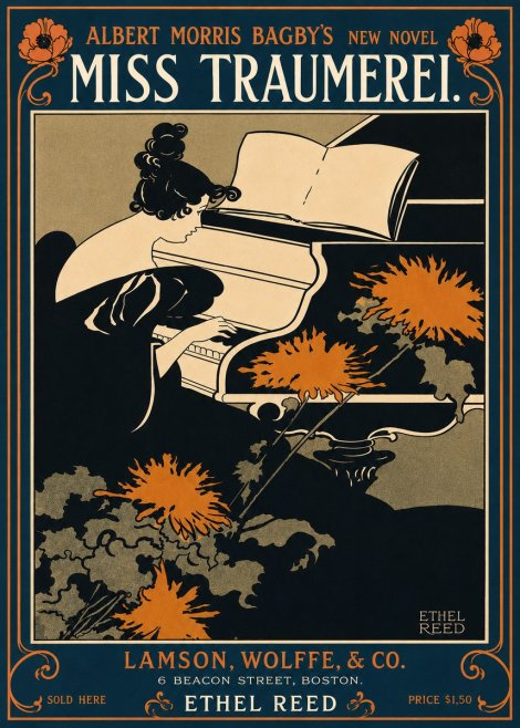 Ethel Reed Miss Traumerei. No4 - Poster