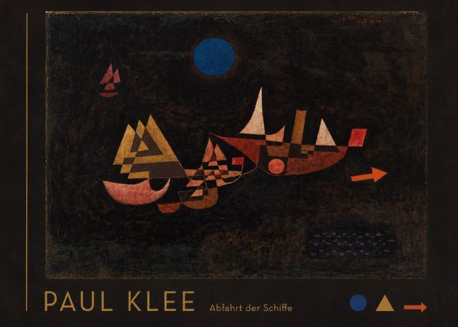Paul Klee Abfahrt Der Schiffe No3 - Poster