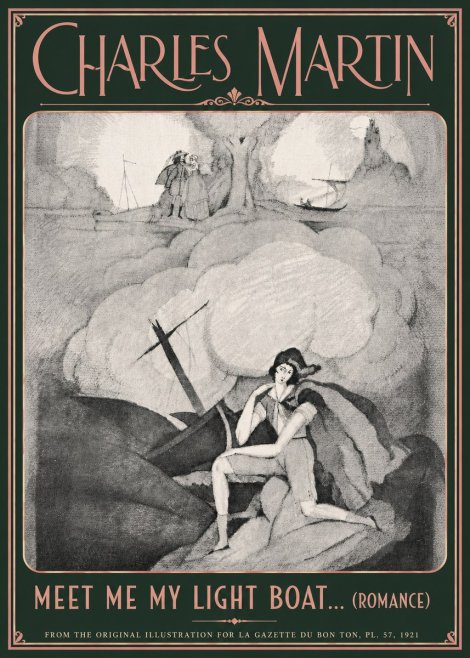 Charles Martin Meet Me My Light Boat... (Romance) No6 - Poster
