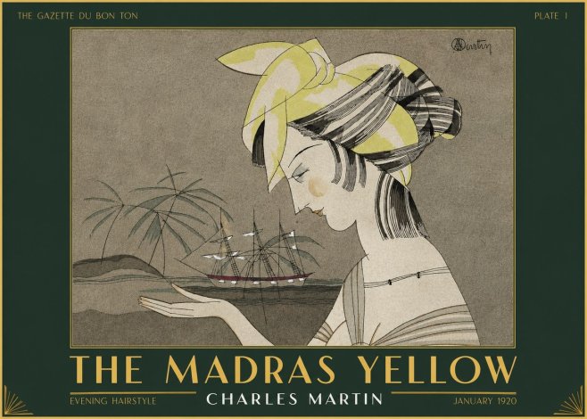 Charles Martin The Madras Yellow - Evening Hairstyle No2 - Poster
