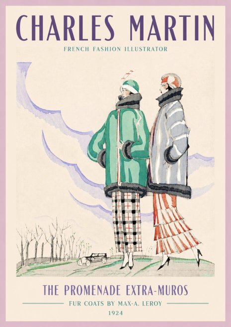 Charles Martin The Promenade Extra-muros No3 - Poster