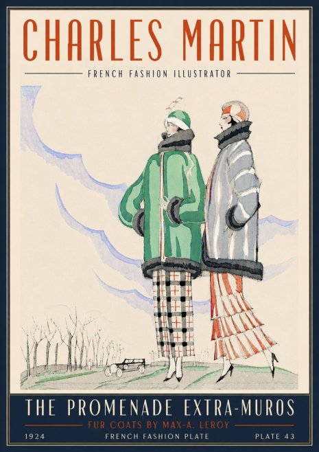 Charles Martin The Promenade Extra-muros No4 - Poster