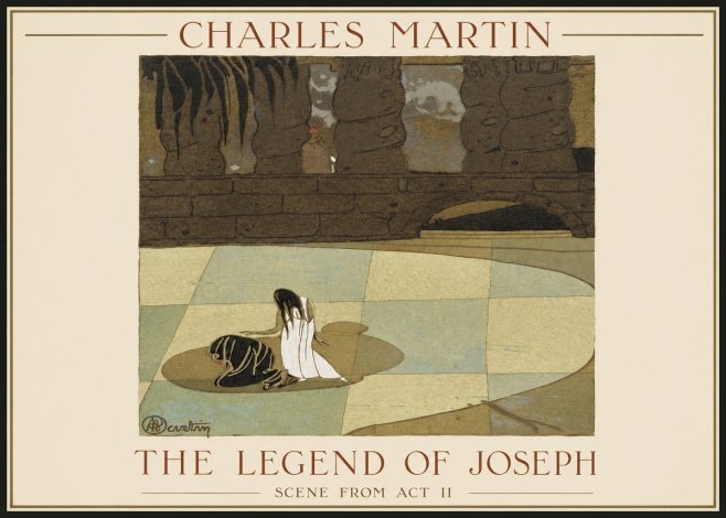 Charles Martin The Legend of Joseph - Scene from Act Ii No1 - Poster