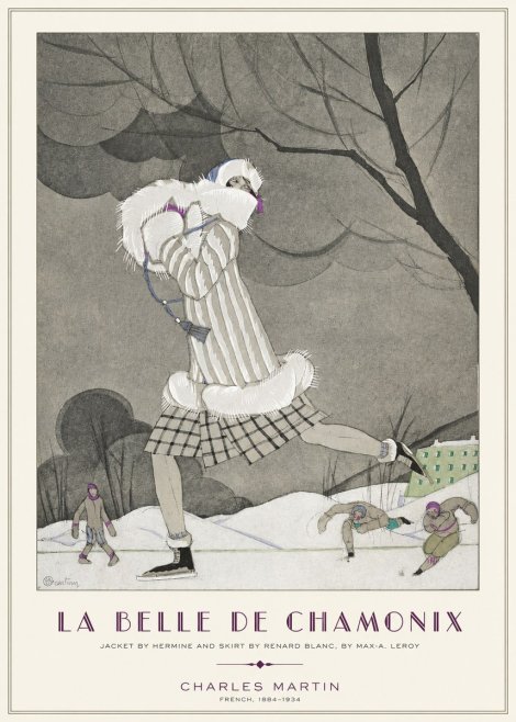 Charles Martin La Belle De Chamonix No1 - Poster