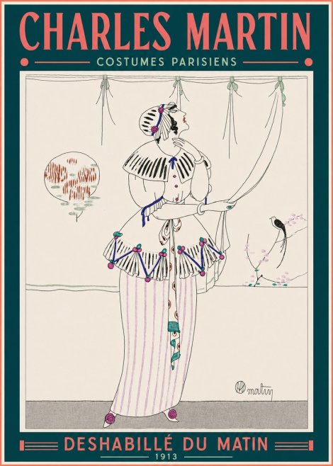 Charles Martin Deshabillé Du Matin No4 - Poster
