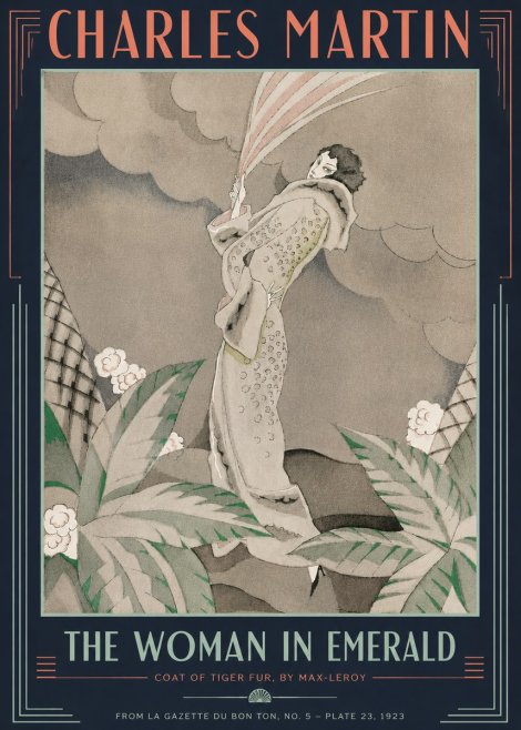 Charles Martin The Woman in Emerald No4 - Poster