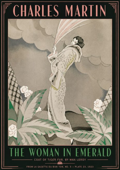Charles Martin The Woman in Emerald No6 - Poster
