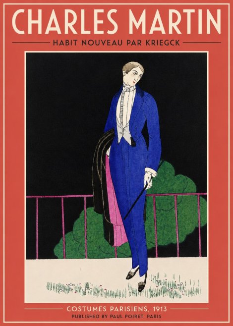 Charles Martin Habit Nouveau Par Kriegk No3 - Poster