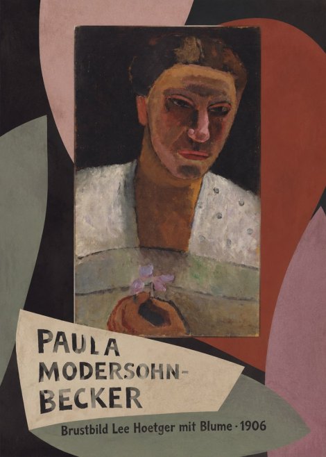 Paula Modersohn-Becker Brustbild Lee Hoetger Mit Blume No5 - Poster