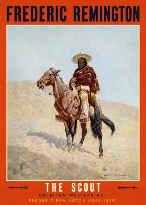 Frederic Remington The Scout I No2 - Poster