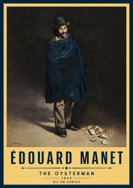 Édouard Manet The Oysterman No5 - Poster