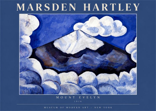 Marsden Hartley Mount Evelyn No3 - Poster