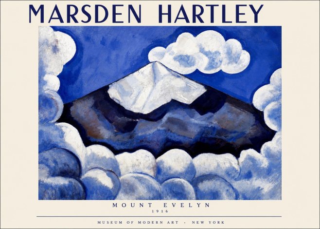 Marsden Hartley Mount Evelyn No4 - Poster