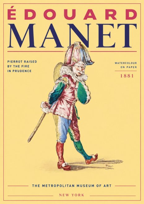 Édouard Manet Pierrot Raised by the Fire in Prudence No4 - Poster