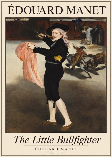Édouard Manet The Little Bullfighter No1 - Poster
