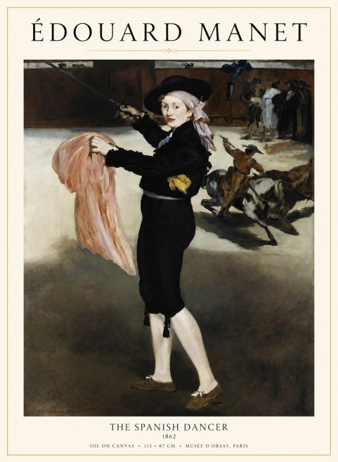 Édouard Manet The Little Bullfighter No2 - Poster