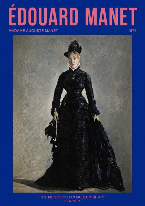 Édouard Manet Madame Auguste Manet No2 - Poster