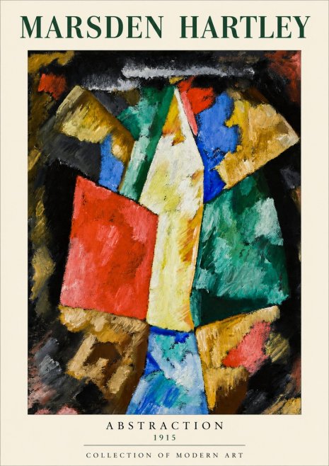 Marsden Hartley Abstraction No3 - Poster