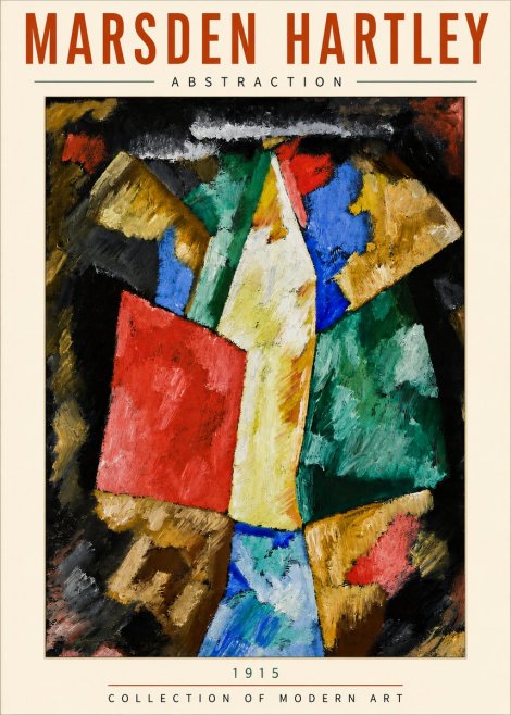 Marsden Hartley Abstraction No5 - Poster