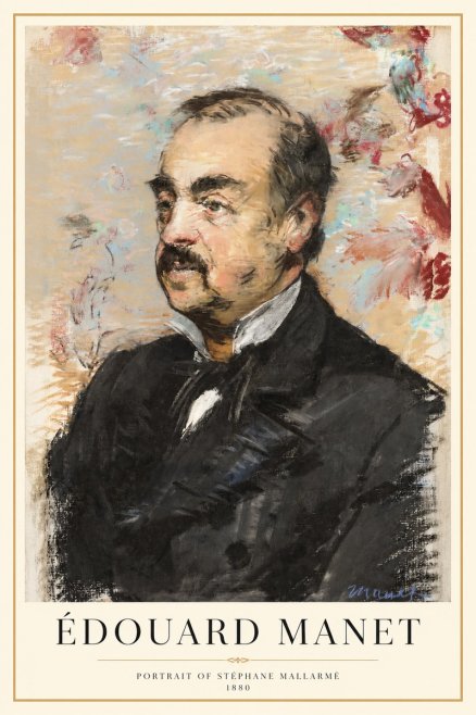 Édouard Manet Portrait of Stéphane Mallarmé I No1 - Poster