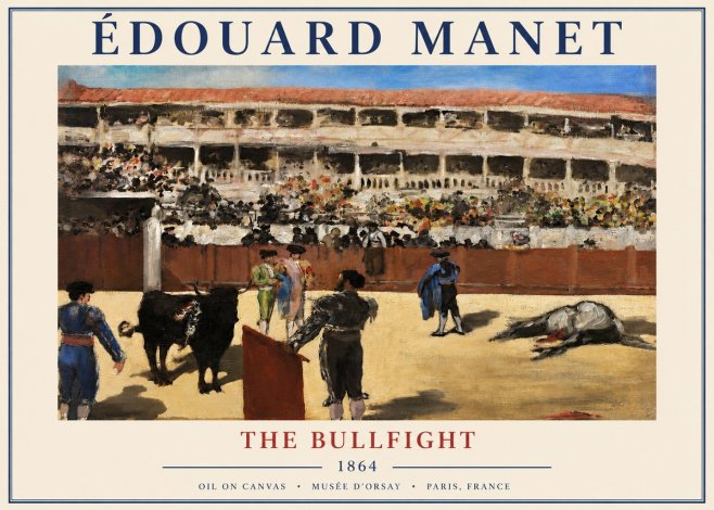Édouard Manet The Bullfight II No3 - Poster