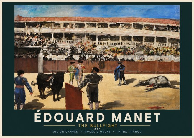 Édouard Manet The Bullfight II No4 - Poster