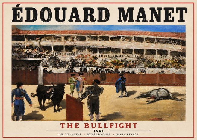 Édouard Manet The Bullfight II No6 - Poster