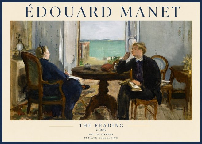Édouard Manet The Reading No3 - Poster
